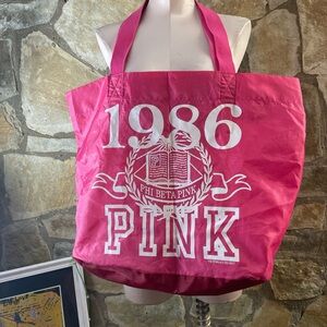 Victoria’s Secret PINK “1986 Phi Beta Pink” Tote Bag